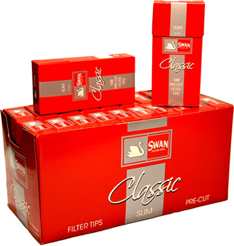 Swan Φιλτράκια Classic Slim 6mm 102x 20τμχ