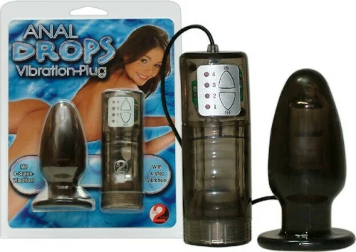 You2Toys Anal Drops Vibrating Plug Black