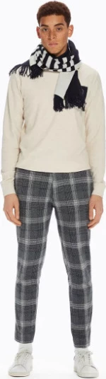 Mott - Cotton Trousers - Ανδρικό Καρό Παντελόνι
