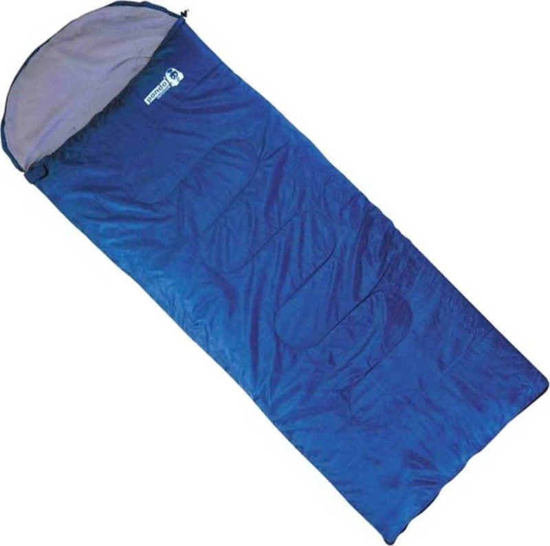 Panda Sleeping Bag Μονό 2 Εποχών 12328 Bike Hood 180 Blue