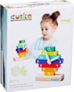 Cubika Ξύλινα Τουβλάκια Ρολόι