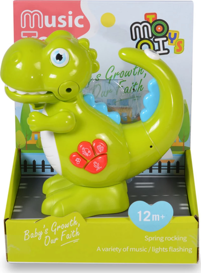 Moni Δεινόσαυρος με Μελωδίες και Φώτα