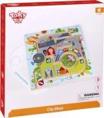 Tooky Toys Ξύλινος Λαβύρινθος Πόλη