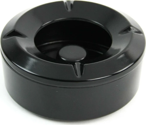 GTSA Αντιανεμικό Μαύρο Σταχτοδοχείο Μελαμίνης