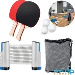 Φορητό Σετ Ping Pong με Πτυσσόμενο Φιλέ, Ρακέτες & Μπαλάκια