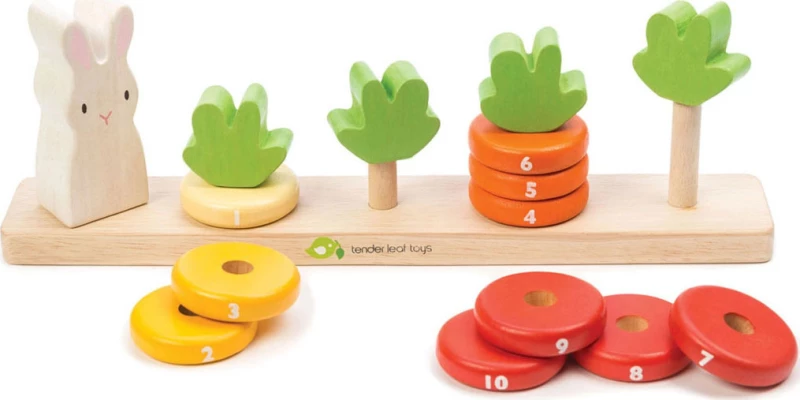 Tender Leaf Toys Preschool Counting Carrots