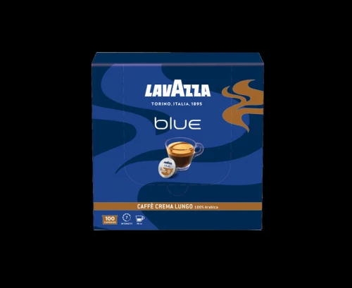 Lavazza Κάψουλες Espresso Caffe Crema Lungo Συμβατές με Μηχανή LavAzza Blue 100caps