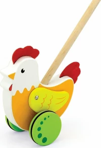 Viga Toys Τρεχαλίτσα Σπρωχτή ΄Κοτούλα'