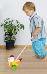 Viga Toys Τρεχαλίτσα Σπρωχτή ΄Κοτούλα'