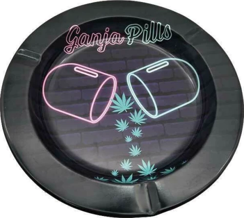 Μεταλλικό Τασάκι - Σχέδιο Ganja Pills