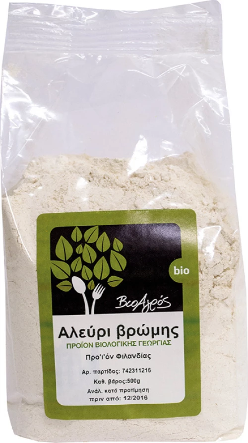 Βιο Αγρός Βιολογικό Αλεύρι Βρώμης 500gr