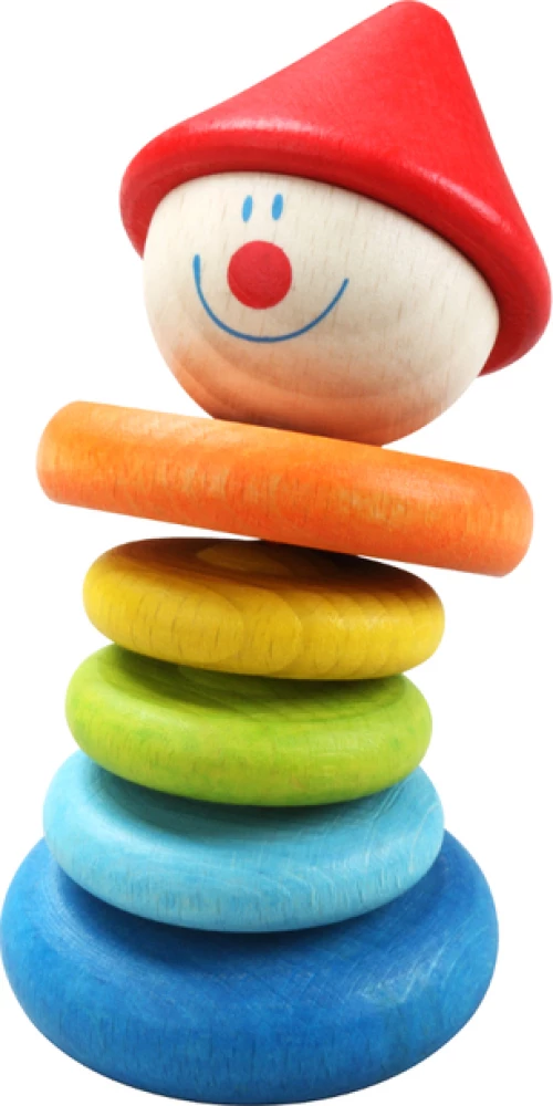 Classic World Clown Rattle