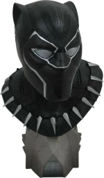 Diamond Select Toys Select Toys Legends In 3D Marvel Avengers 3 Black Panther 1/2 Scale Bust