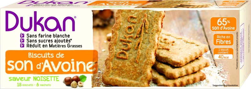 Dukan Μπισκότα Βρώμης με Φουντούκι 225gr