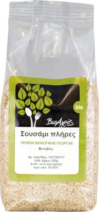 Βιο Αγρός Σουσάμι Πλήρες 350gr