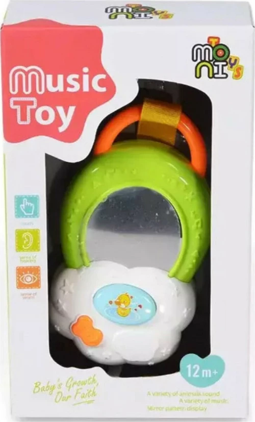 Μουσικός Παιδικός Καθρέφτης Cangaroo Moni Toys Baby Music Mirror K999-88B