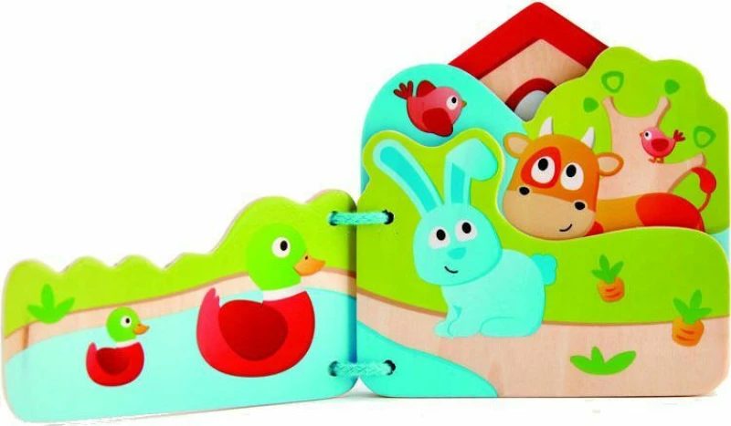 Hape Baby's Farm Animal Book