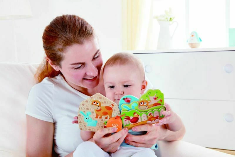 Hape Baby's Farm Animal Book