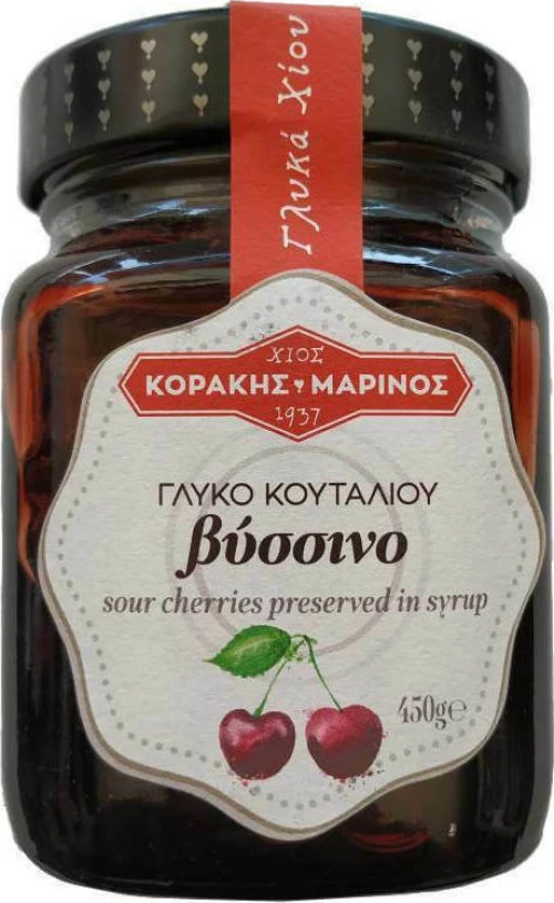 Κοράκης - Μαρίνος Γλυκό Κουταλιού Βύσσινο 450gr