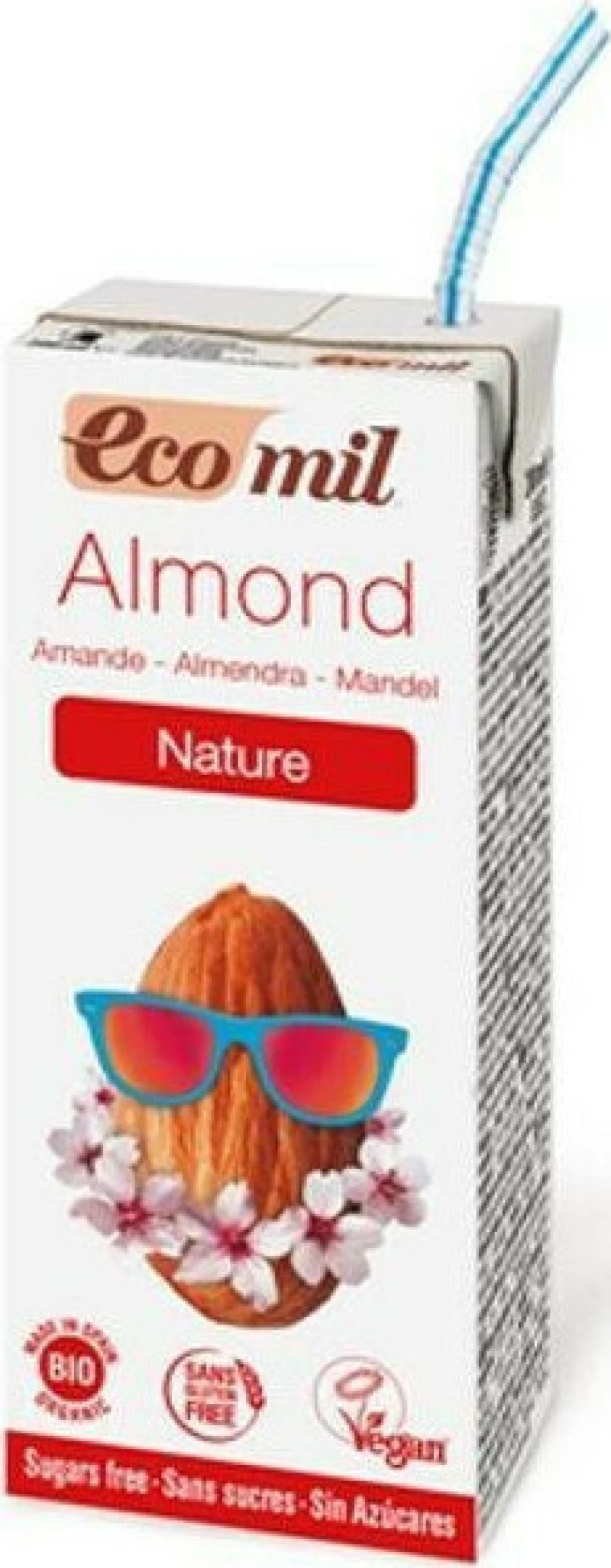 Ecomil Ρόφημα Αμυγδάλου Βιολογικό 200ml