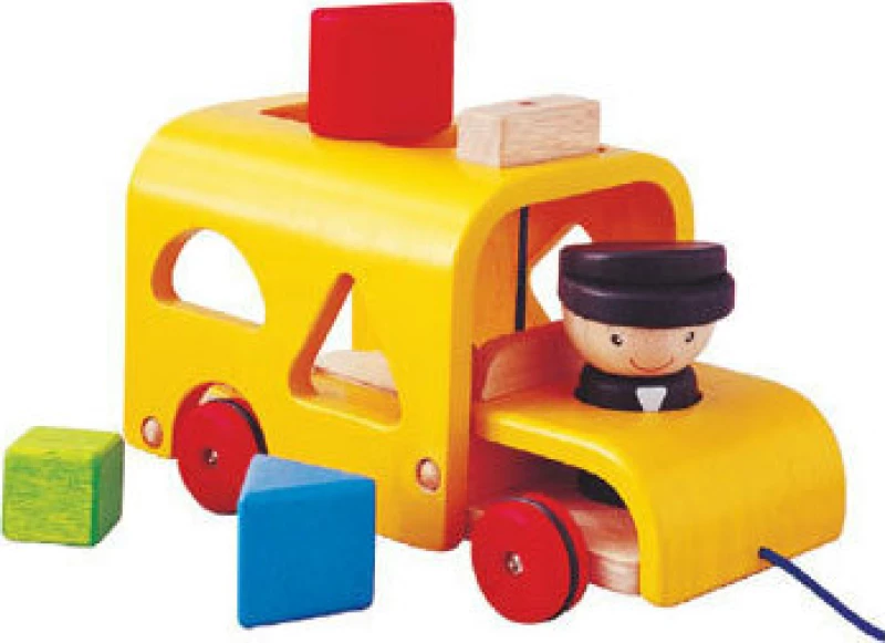 Plan Toys Λεωφορειάκι ταξινόμησης