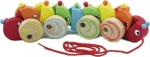 Viga Toys Τραβηχτή Τρεχαλίτσα Κάμπια