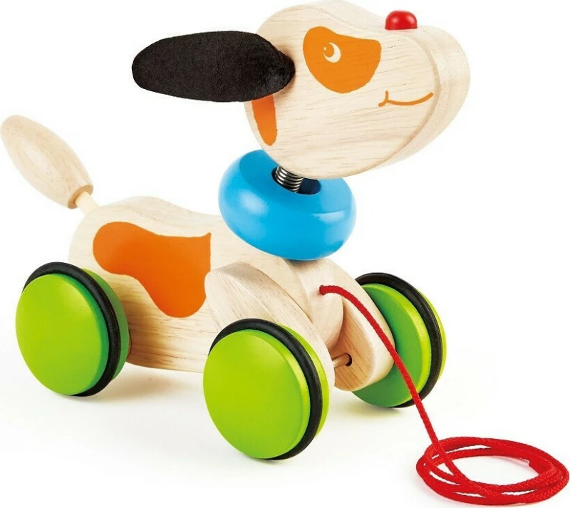 Pin Toys Pull Along Puppy