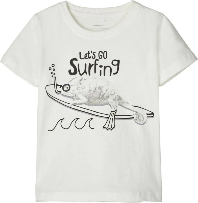 Name It Παιδικό T-shirt για Αγόρι Λευκό 13174878