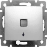 Legrand Valena Μονό Φωτεινό 770113 Ασημί