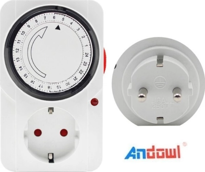 Andowl Ημερήσιος Μηχανικός Χρονοδιακόπτης Q-A113