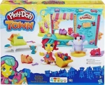 Hasbro Play-Doh Πλαστελίνη - Παιχνίδι Town Pet Store για 3+ Ετών, 4τμχ