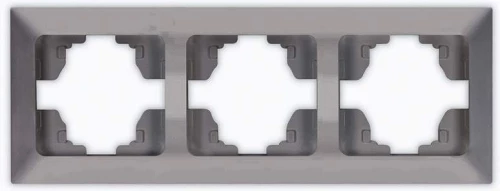 Eurolamp 3 Θέσεων 152-12322 Ασημί