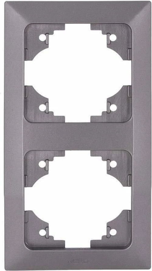 Eurolamp 2 Θέσεων 152-12325 Ασημί