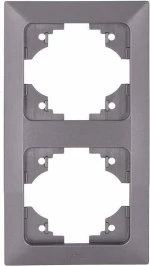 Eurolamp 2 Θέσεων 152-12325 Ασημί