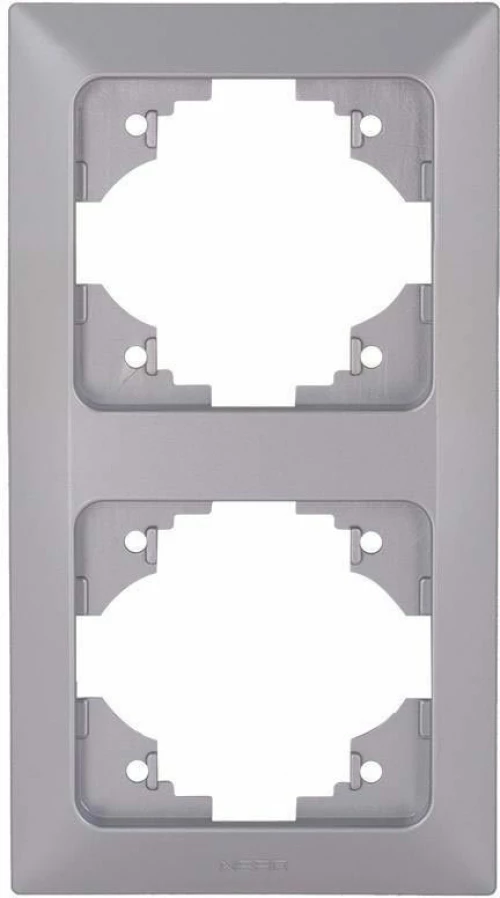 Eurolamp 2 Θέσεων 152-12225 Ασημί