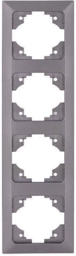 Eurolamp 4 Θέσεων 152-12227 Ασημί
