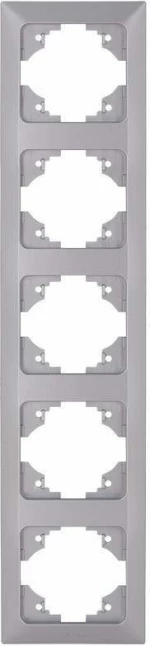 Eurolamp 5 Θέσεων 152-12228 Ασημί