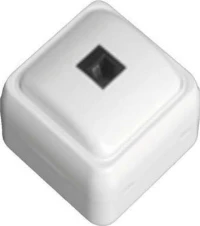 Eurolamp Mini Data Μονή RJ45 8P8C IP20 147-16245