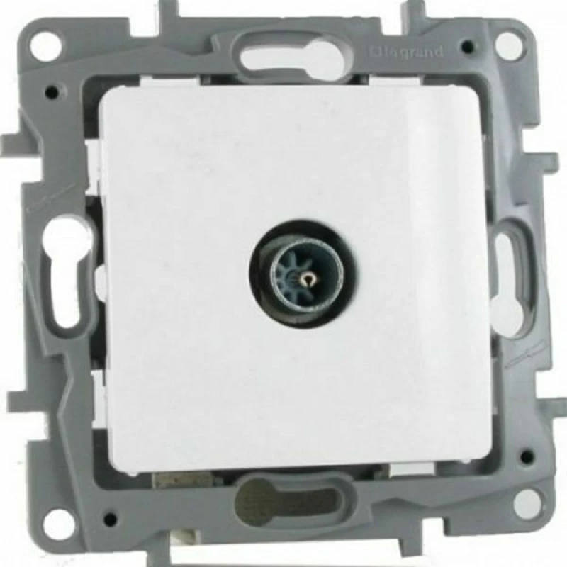 Legrand Niloe Πρίζα Κεραίας Τηλεόρασης σε Λευκό Χρώμα 764555