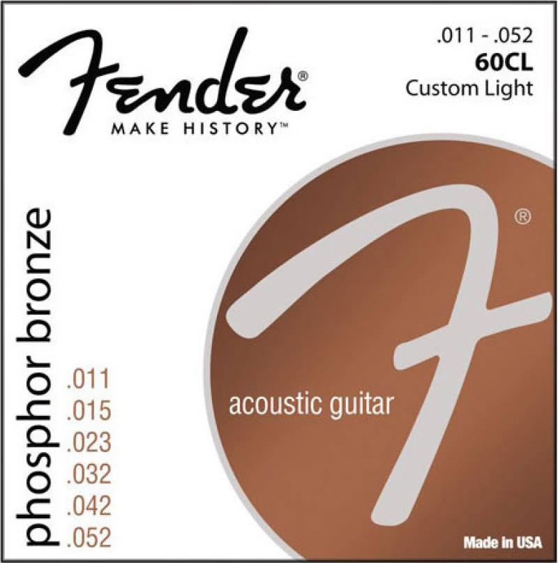 Fender 60CL Phosphor Bronze Custom Light 11-52