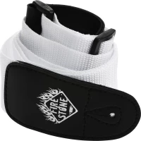 Fire&Stone Nylon Guitar Strap - White