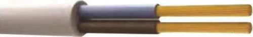Eurolamp Εύκαμπτο H05VV-F 3 Χ 1mm² Λευκό 150-13107 1m