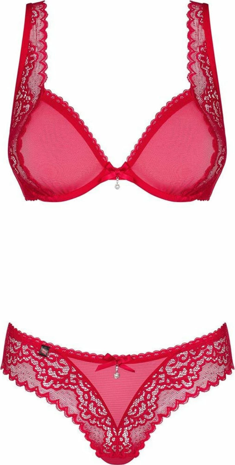 Obsessive Rougebelle Sensual Set Red
