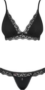 Obsessive Arisha Set Bra & Thong Black
