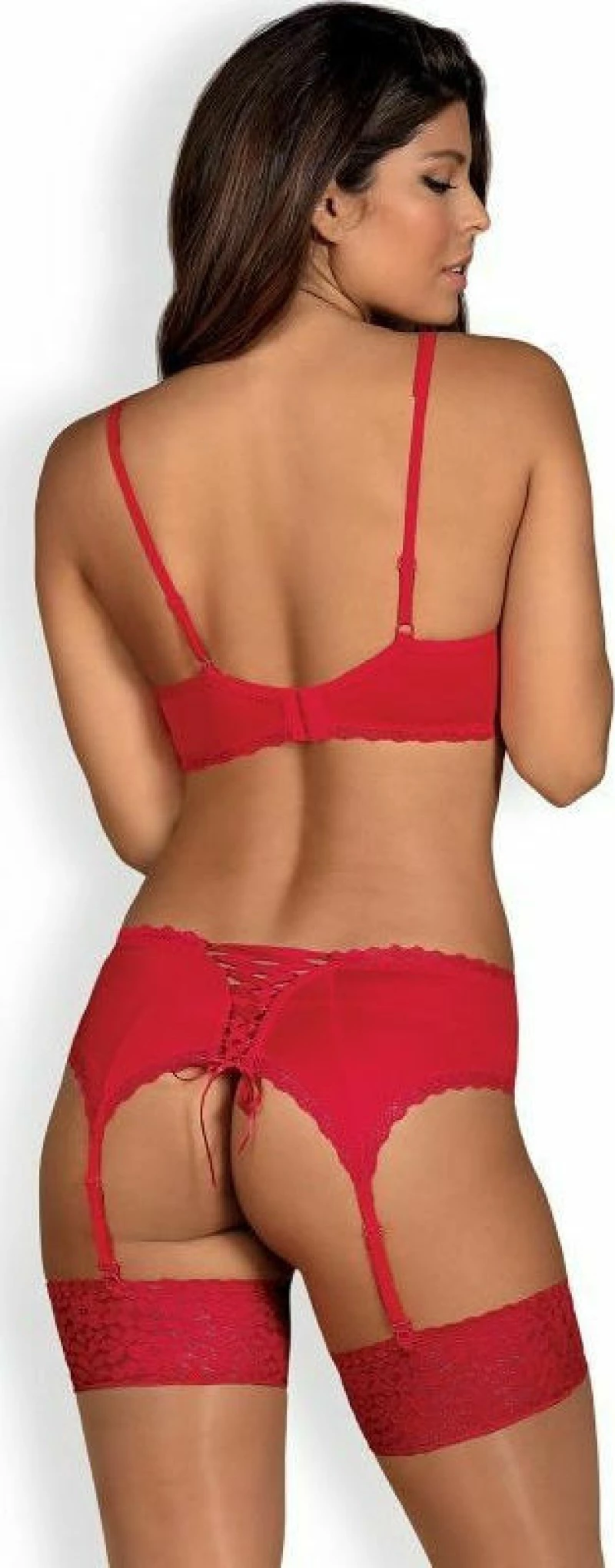 Obsessive Jolierose Sensual Set Red
