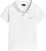 Μπλούζα polo λευκή "Little Shield" Gant