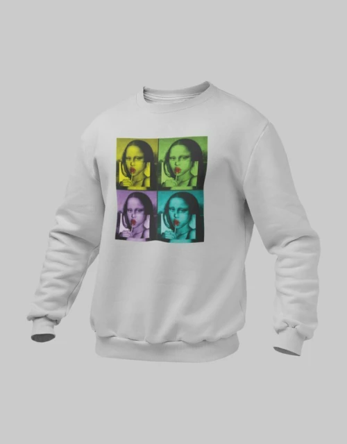 Mona Lisa Παιδικό Φούτερ - GREY MELANGE