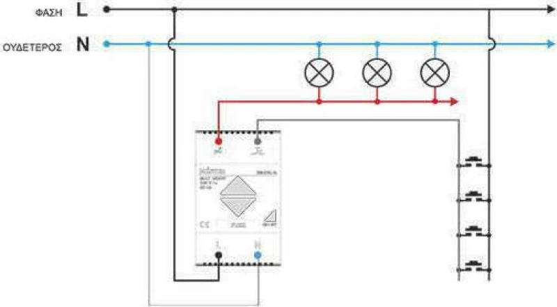 Master Dimmer Ράγας 1000W DM-DGL/b