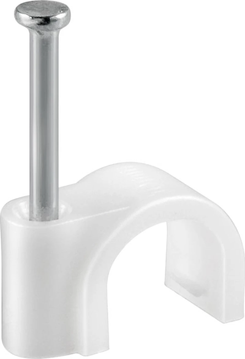 FixPoint Ρόκα Στήριξης Καλωδίων 10mm Λευκό 100τμχ KBCR 10 055-0764