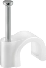 FixPoint Ρόκα Στήριξης Καλωδίων 10mm Λευκό 100τμχ KBCR 10 055-0764